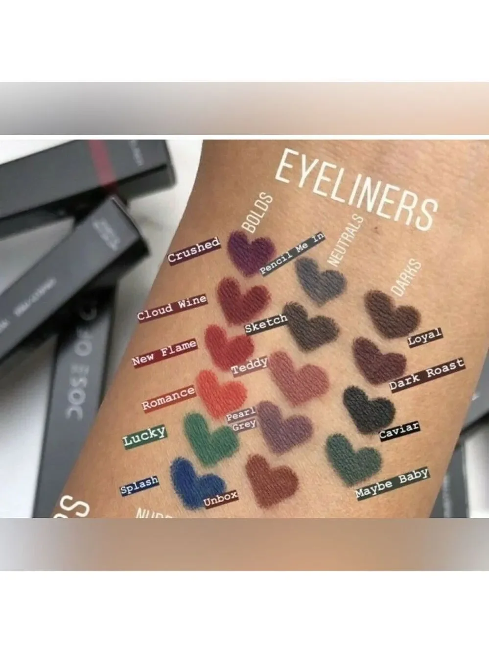 NIB Dose of Colors Eyeliner Pencil Full Size in Loyal - Med Brown